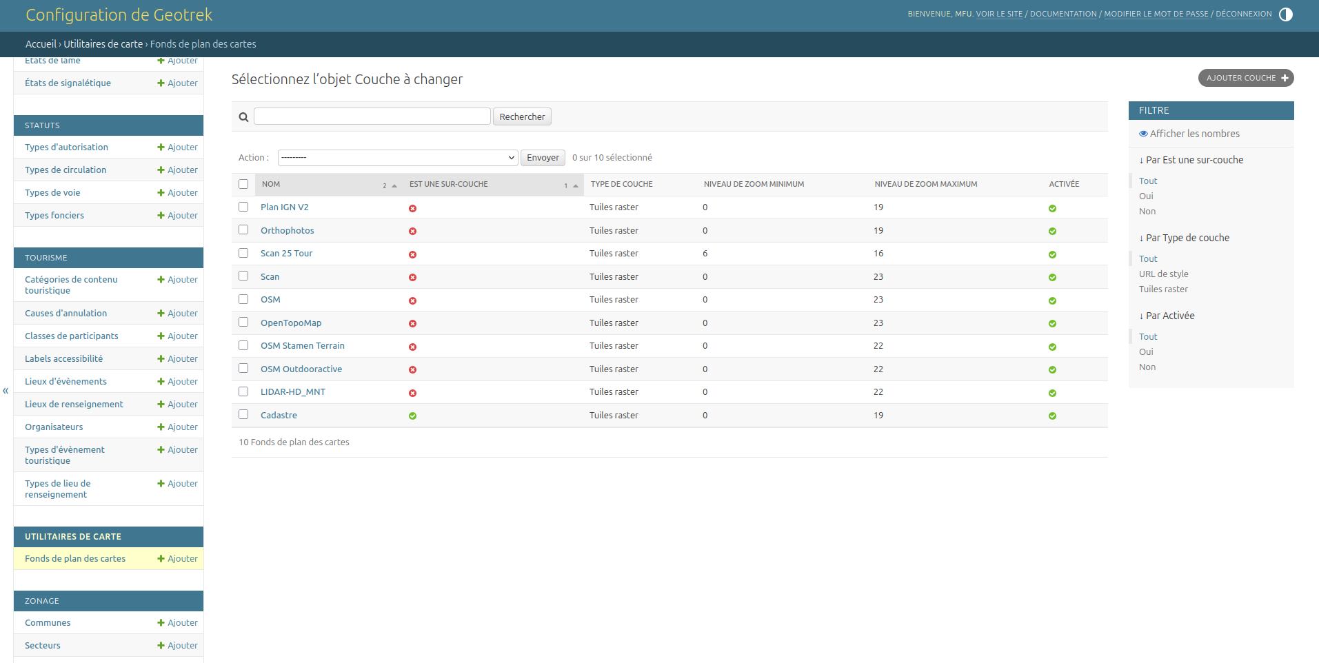 Managing basemaps